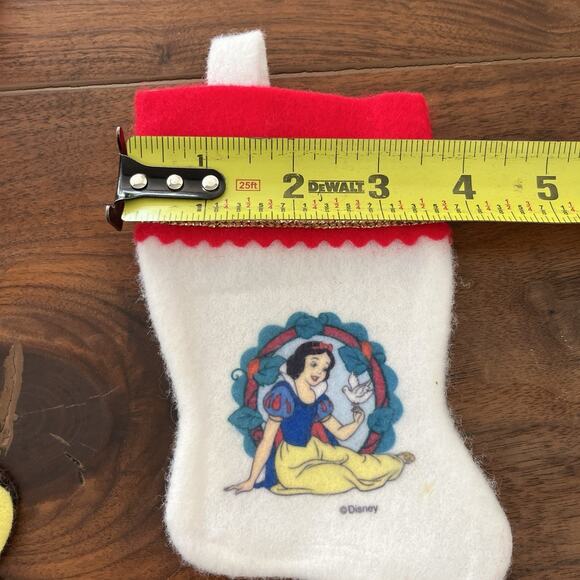 Vintage Disney Snow White Christmas Stocking 3D Felt - Picture 12 of 12